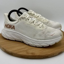 Hoka One One Arahi 7 White/Gold Women's Size 8 B Sneakers 1147851-BSG Shoes