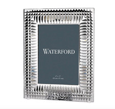 Waterford Crystal Lismore Diamond Frame-Holds 5" X 7" Photo NEW WITH BOX