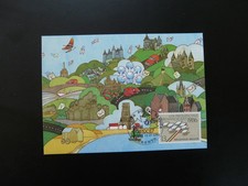 Capex Canada philatelic exposition maximum card Belgium 1987