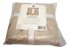 Lush Decor Reyna Window Curtain Panels 2 Pack 54x95 Wheat Ruffled Rod Pocket