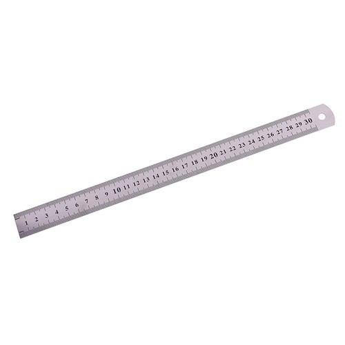 METAL RULER Stainless Steel Straight Edge Drawing Cutting Non Skid BaR1 - Picture 3 of 12