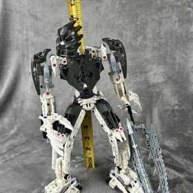 Lego Bionicle Warriors Takanuva #8699 No Box 95% Complete **Missing One Cannon**