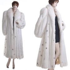 Mint Beautiful, Luxurious, Glamorous Norwegian Fox Fur F/L Coat