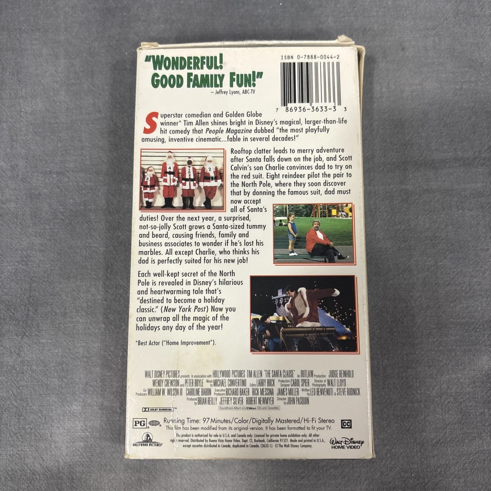 The Santa Clause vhs Hilarious Classic Holiday Movie Chrisrmas Foto 2 de 3