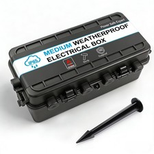 IP65 Outdoor Electrical Box Waterproof, Weatherproof Extension Cord Box for O...