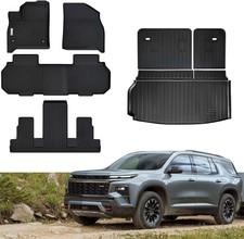 Floor Mats  Trunk Mat Fit for Chevrolet Chevy Traverse Not for Limited 7-Seat