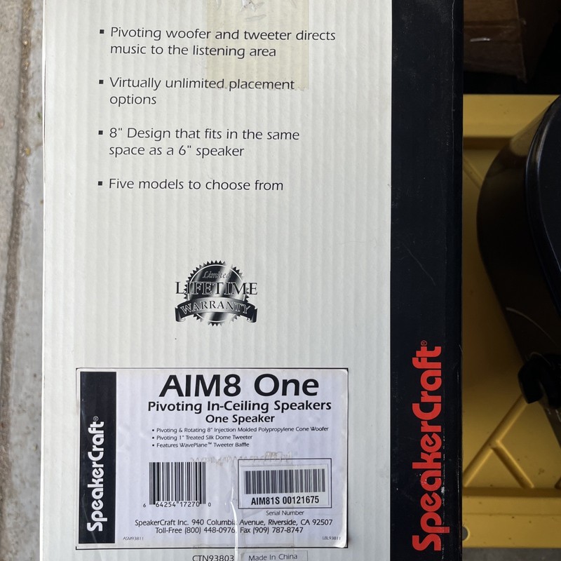 SpeakerCraft AIM8 One Main / Stereo Speakers