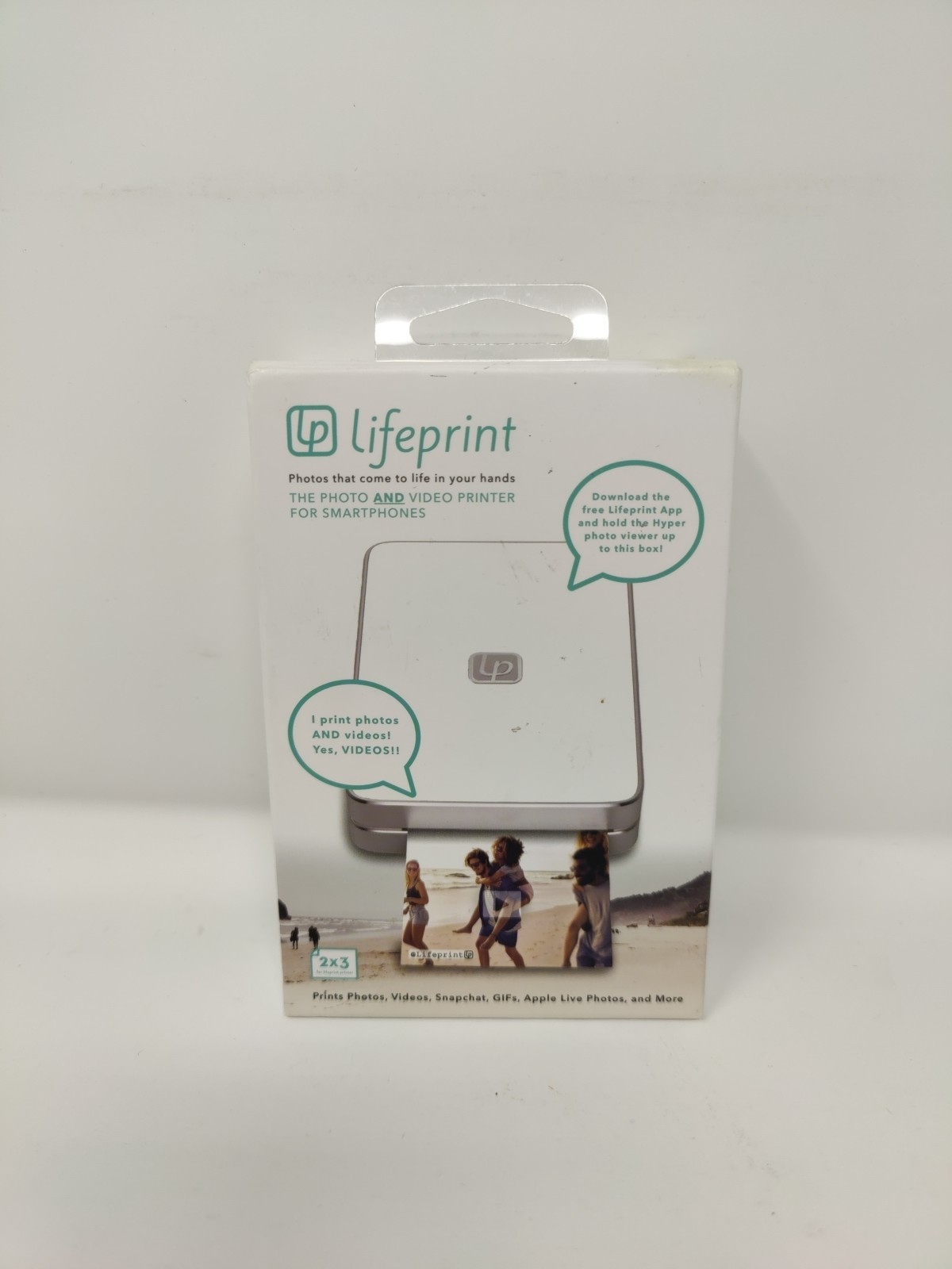 New — Lifeprint 2×3 Portable Photo And Video Printer For Iphone