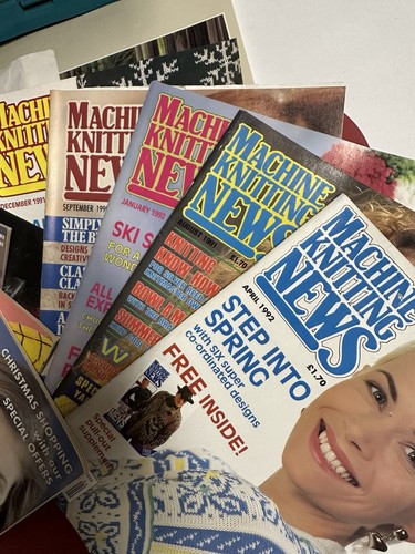 Ten (10) Back Issues of Machine Knitting News 1990s UK Bestsellers Lot #11 - Picture 3 of 3