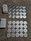 🌟 (40) AZTEC CALENDAR Cuauhtemoc 1 oz .999 Silver Rounds, 40 oz TOTAL