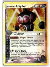 Team Magma's Claydol - Holo Rare Team Magma vs Team  Reverse Holo 8/95 2004 NM on eBay