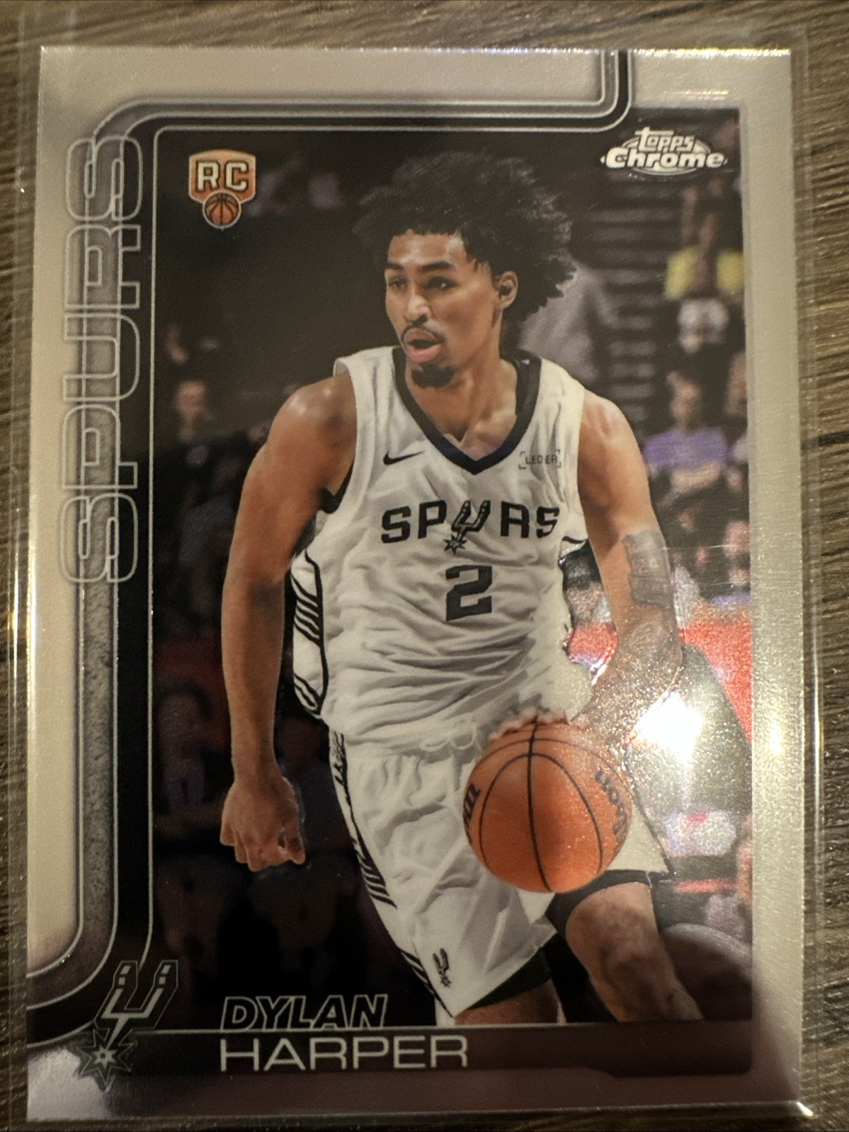 2025-26 Topps Chrome Dylan Harper RC San Antonio Spurs #252