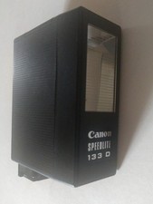 Working Canon Speedlite 133D Flash for Vintage Canon Camera made in japan