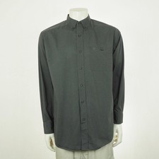 Ariat Pro Series Air Flow Button Down Shirt Mens Large Gray Western Cotton Blend