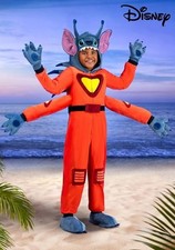 Disney Lilo Stitch Alien Stitch Costume for Kids SIZE XL with defect