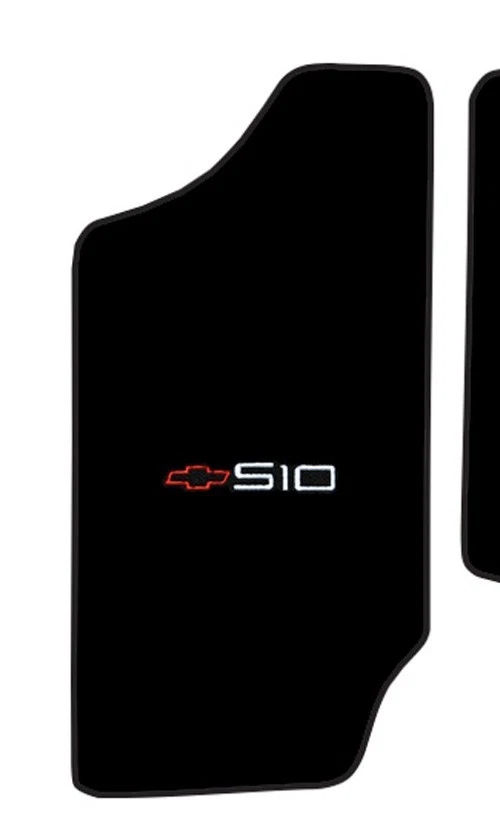 ¡Nuevo! Alfombrillas delanteras Chevy S-10 1982-2004 logotipo bordado - elige el color Foto 3 de 4