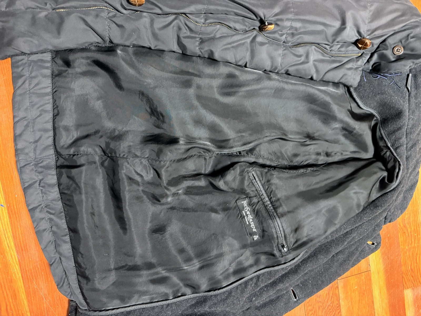 Vintage YSL Yves Saint Laurent Pour Homme Jacket … - image 3