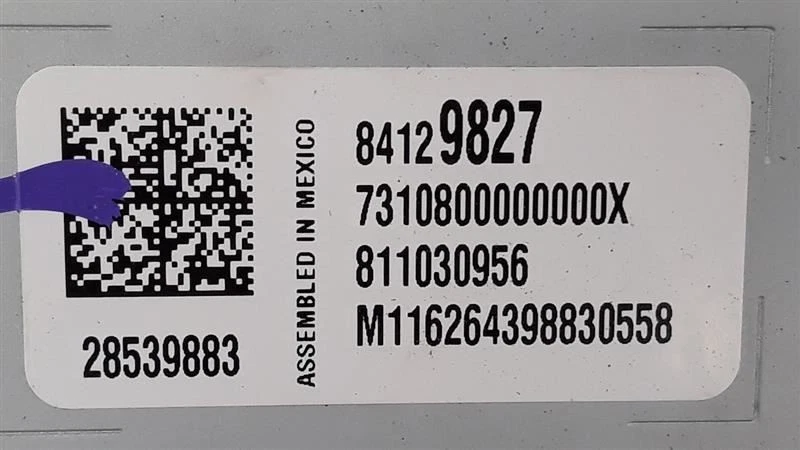 17 GMC SIERRA 1500 INTERFACE DE MÁQUINA HUMANA MÓDULO DE CONTROLE DE BYPASS HMI 84129827 - Imagem 3 de 4