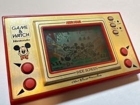 NINTENDO GAME AND & WATCH Mickey Mouse 1981 Wide Screen From Japan Very Rare