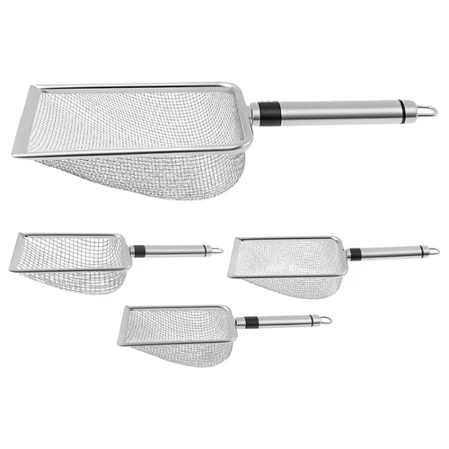 Paquete de 6 juegos de tamices de suelo para jardinería tamiz de suciedad tamiz de compost con mango guante - Imagen 7 de 17