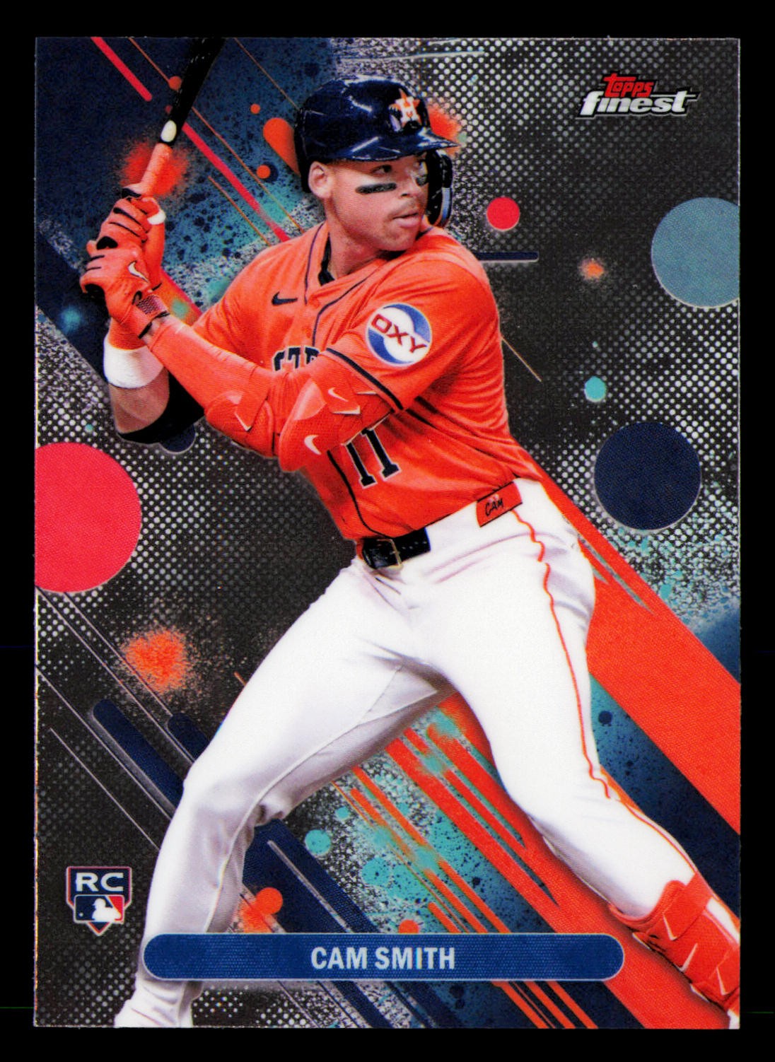 Cam Smith 2025 Finest #54 RC Houston Astros