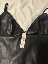 Victoria s Secret Leather Teddy Size S/P New