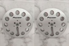 One Pair Pioneer silvery 7'' Tape Reel Light Metal Aluminum Take Up Reel