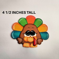 FALL TURKEY scrapbook premade paper piecing 3D die cut Rhonda