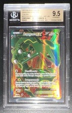 POKEMON BGS 9,5 RAYQUAZA EX FULL ART 123/124 STIRPE DEI DRAGHI 2012 POP 1 in🌍