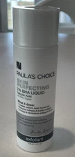 NEW Paula's Choice Skin Perfecting 2 BHA Liquid Exfoliant - 4oz