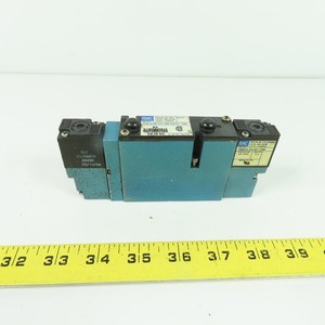 MAC 92B-EAB-000-DM-DDAP-1DM 5/3 Way Solenoid Valve 24VDC 35-120 PSI