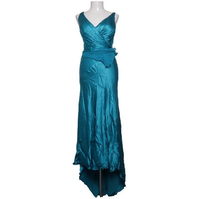 Unique, Abendkleid, Größe: XS, Türkis, Polyester/Seide, Einfarbig, Damen #Y0M