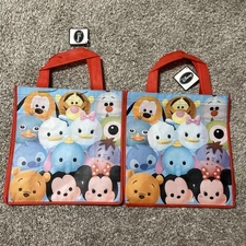2 NEW DISNEY BABIES 2-Sided Kids Reusable Shopping Tote Treat Bags Birthday