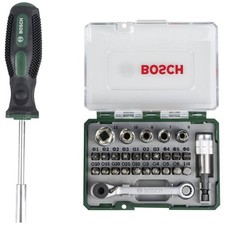 Bosch 2607017331  27-Piece Mini Ratchet & Hand Screwdriver Set