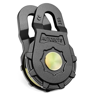  Snatch Block (22046LBS Work Load Limit) for Winch Recovery,Heavy Duty black