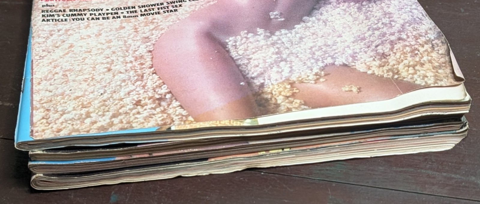 Vintage Lot Of 4 Cheri Magazines, 1979's Thru 80's Era