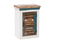 Bad HäNgeschrank Massiv Holz Weiss Wandschrank Medizinschrank Badschrank Perth