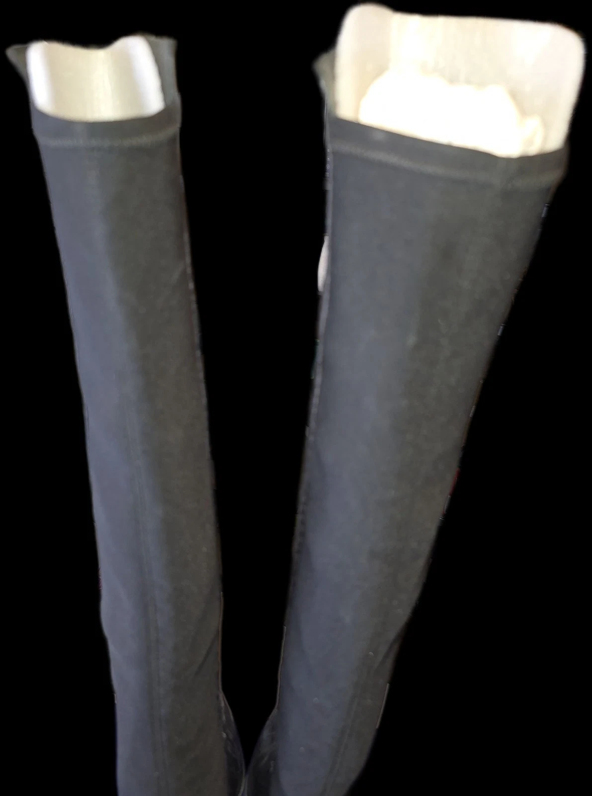 Stuart Weitzman Mid Calf Boots Croc Leather Women 8.5