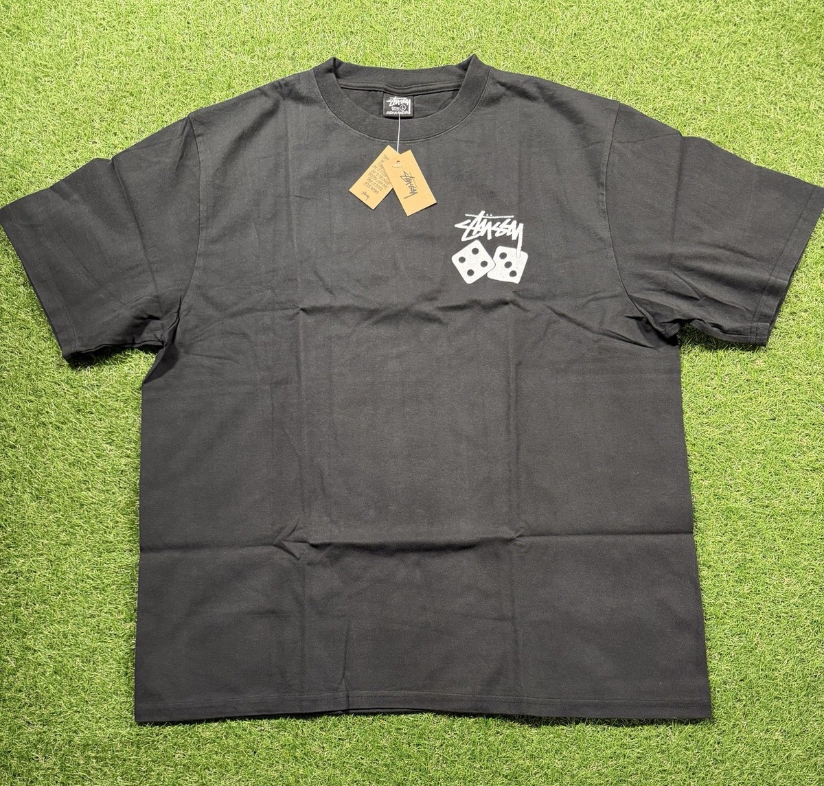 と*み様 OLD stussy “Dice Design” Tシャツ 黒タグ L Stussy Shirt Dice Tshirt Black Size Large Tshirt Tee Double Sided