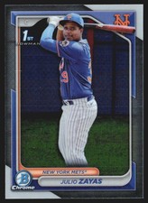 2024 Bowman Chrome Prospects Julio Zayas #BCP-162 GS1