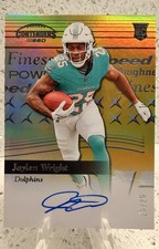 2024 Panini Contenders - Jaylen Wright Rookie Auto /25 Gold Holo On Card RC