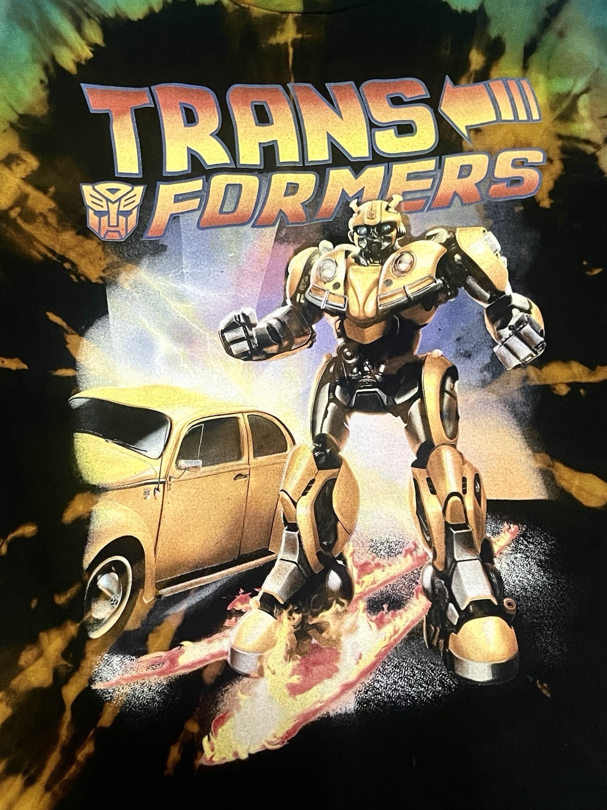 Transformers Bumblebee Graphic Custom Tye-Due T-S… - image 4