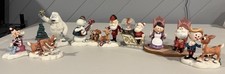 RUDOLPH THE RED NOSE REINDEER ISLAND OF MISFIT TOYS ENESCO LOT OF 8 FIGURINES