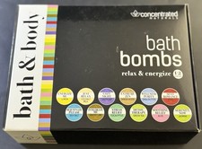  Concentrated Naturals 12 Piece Relax  Energize Bath Bombs  Bath  Body VB1