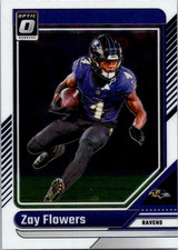 2024 Panini Donruss Optic Zay Flowers #15 BALTIMORE RAVENS