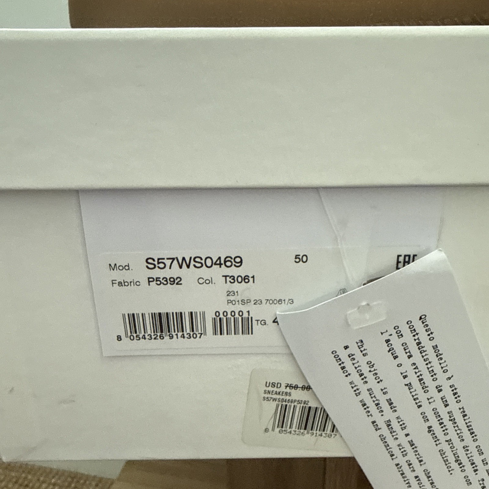 AUTHENTIC Maison Margiela GAT Replica Sneakers Size 46 w/ Reciept image 2