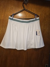 Tommy Bahama Active White Tennis Skort / Skirt Size Large New with Tags
