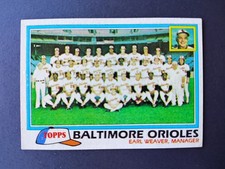 1981 Topps - Team Checklist Earl Weaver #661 - Baltimore Orioles