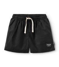 Nununu Feather Summer Short in Black