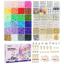 Ultimate Polymer Clay Beads Kit - 2 Portable Boxes for DIY Jewelry Making
